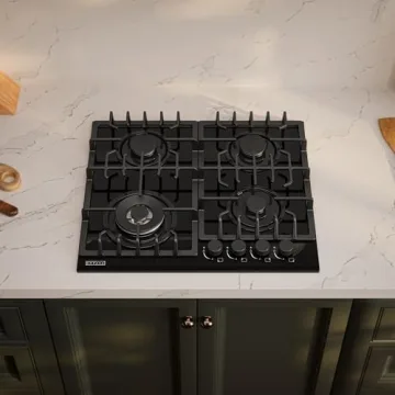 Empava 24 Inch Gas Cooktop with 4 SABAF Burners