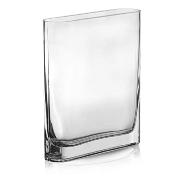 Elegant CYS EXCEL Glass Book Vase for Home Decor & Gifts