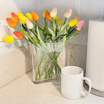 Elegant CYS EXCEL Glass Book Vase for Home Decor & Gifts