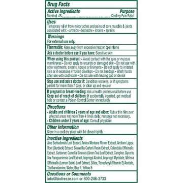 Biofreeze Pain Relief Roll-On, Fast Acting & Long Lasting
