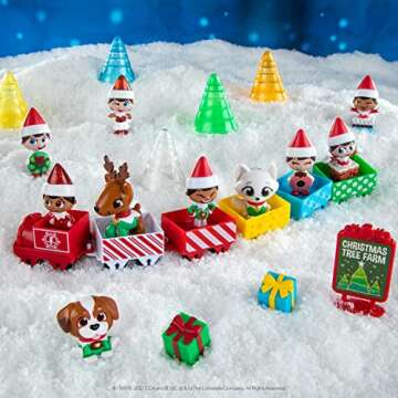 The Elf on the Shelf North Pole Advent Train - Includes 24 days of fun surprises