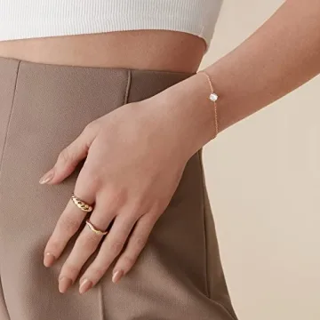 PAVOI 14K Gold Plated Cubic Zirconia Bracelet for Elegance