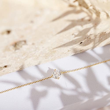 PAVOI 14K Gold Plated Cubic Zirconia Bracelet for Elegance