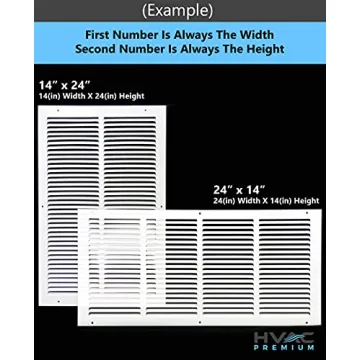 HVAC Premium 36'' x 10'' Return Air Grille for All Spaces