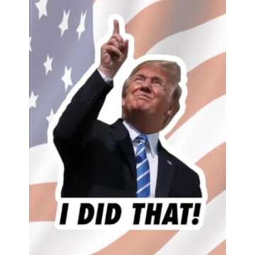 100 Trump Gas Pump Stickers, Trump I Did That Stickers
