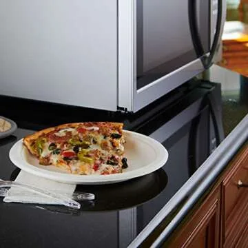 Hefty Disposable Plates - 100 Count, Eco-Friendly & Strong