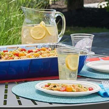 Hefty Disposable Plates - 100 Count, Eco-Friendly & Strong