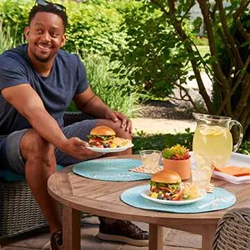 Hefty Disposable Plates - 100 Count, Eco-Friendly & Strong