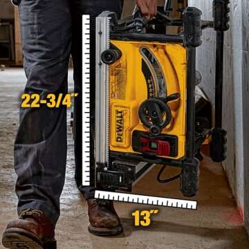 DEWALT Table Saw for Jobsites, 8-1/4 Inch, 15 Amp (DWE7485)
