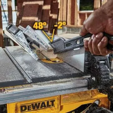 DEWALT Table Saw for Jobsites, 8-1/4 Inch, 15 Amp (DWE7485)