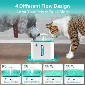 Bonve Pet 2.5L Cat Water Fountain with Intelligent Pump