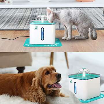 Bonve Pet 2.5L Cat Water Fountain with Intelligent Pump