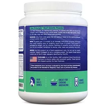 Premium Grass-Fed Gelatin Powder for Healthy Cooking