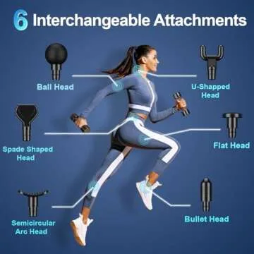 Versatile Muscle Massage Gun for Athletes and Fitness Lovers