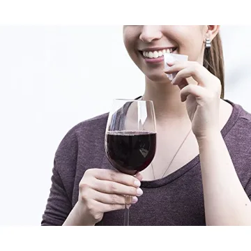 True Wine Wipes Stain Removing Travel Friendly Pack, Breath Freshener, Teeth Protector, Includes 12 Wipes