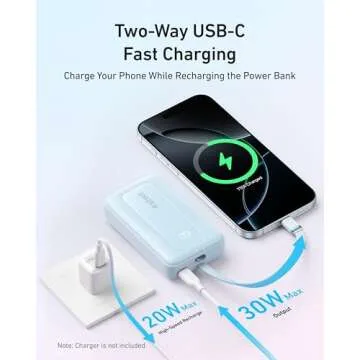 Anker 10,000mAh 30W Portable Charger for All Devices