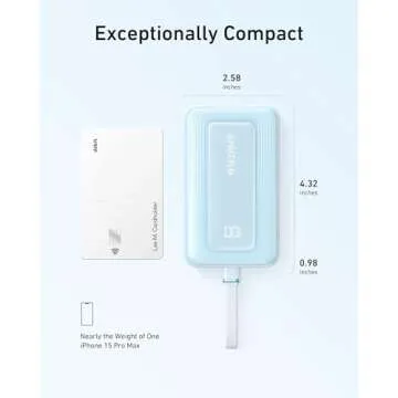 Anker 10,000mAh 30W Portable Charger for All Devices