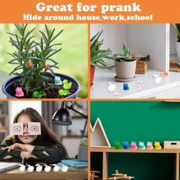 Barydat 400 Pcs Mini Resin Animals for Crafts and Gifts