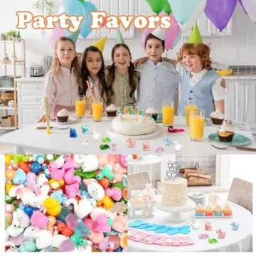 Barydat 400 Pcs Mini Resin Animals for Crafts and Gifts