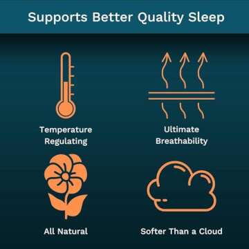 Olive + Crate Eucalyptus Sheets Set – Cooling Sheets for Hot Sleepers, 100% Organic Tencel Lyocell...