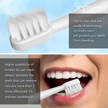 Samseel Sonic Electric Toothbrush 2-Pack Travel Essential