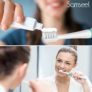 Samseel Sonic Electric Toothbrush 2-Pack Travel Essential