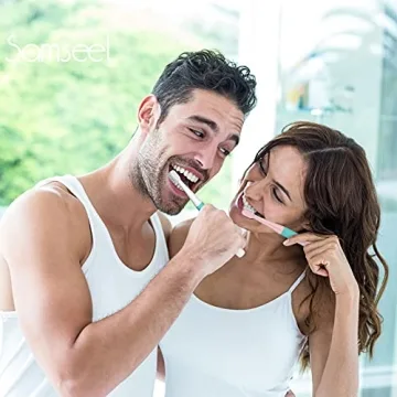 Samseel Sonic Electric Toothbrush 2-Pack Travel Essential