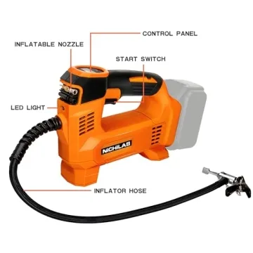Nichilas Tire Inflator for DEWALT 20V MAX Battery