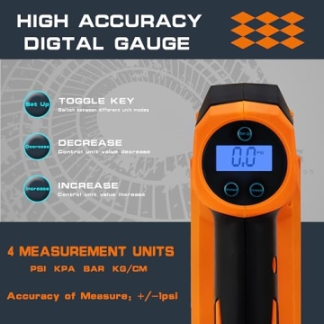 Nichilas Tire Inflator for DEWALT 20V MAX Battery