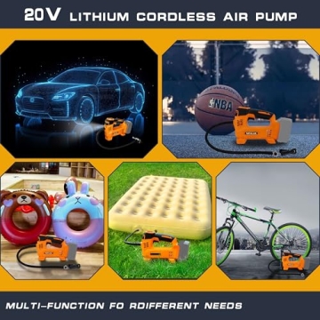 Nichilas Tire Inflator for DEWALT 20V MAX Battery