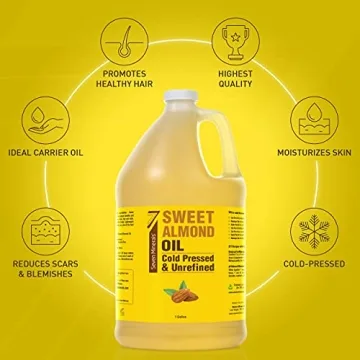 100% Natural Sweet Almond Oil - Perfect for Skin & Hair