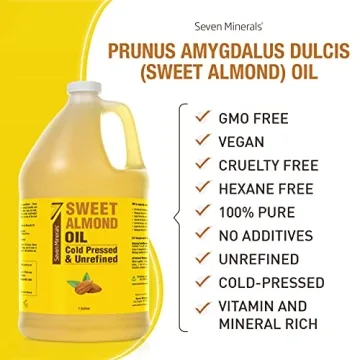 100% Natural Sweet Almond Oil - Perfect for Skin & Hair