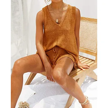 Trendy Womens 2 Piece Summer Outfits for Beach Fun