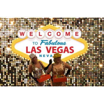 Vibrant 5x3ft Las Vegas Photo Background for Parties