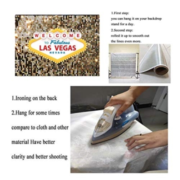 Vibrant 5x3ft Las Vegas Photo Background for Parties