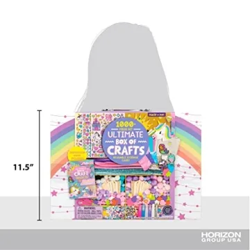 Ultimate Craft Box Unicorn Kit for Kids with 1000 Pieces