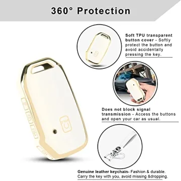 QBUC Kia Key Fob Cover Case - Stylish Protection & Fit