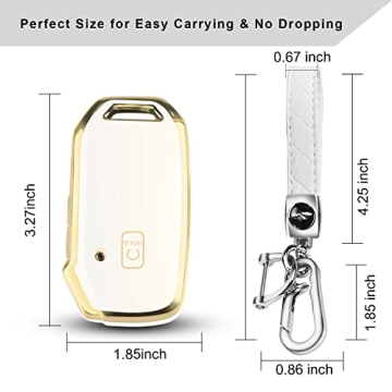 QBUC Kia Key Fob Cover Case - Stylish Protection & Fit