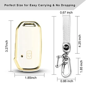 QBUC Kia Key Fob Cover Case - Stylish Protection & Fit