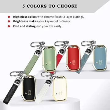 QBUC Kia Key Fob Cover Case - Stylish Protection & Fit