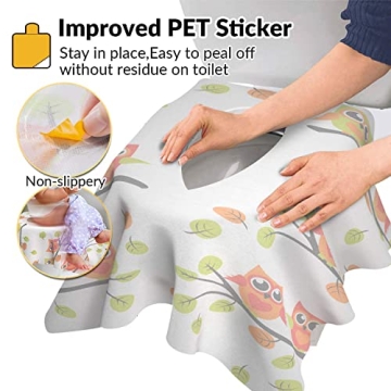 Gimars XL Disposable Potty Seat Covers for Travel and Kids