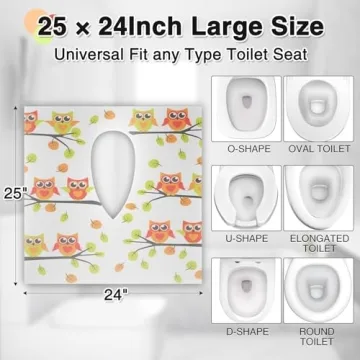 Gimars XL Disposable Potty Seat Covers for Travel and Kids