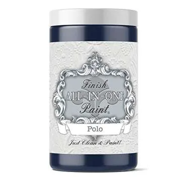Polo (Dark Navy), Finish All-in-One Paint 32oz Quart