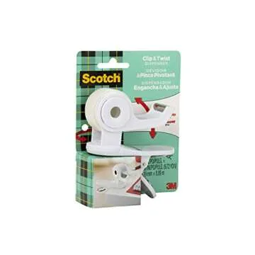 Scotch Desktop Tape Dispenser, White, Great for Gift Wrapping, 1 Dispenser
