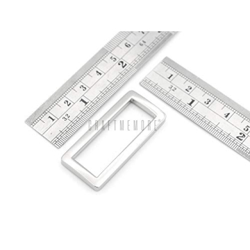 CRAFTMEMORE Heavy Duty Metal Purse Rings - 6 Pack