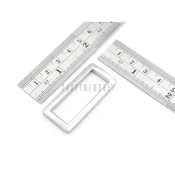 CRAFTMEMORE Heavy Duty Metal Purse Rings - 6 Pack