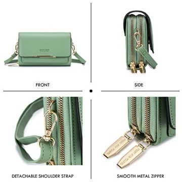 Roulens Women's Stylish Crossbody Bag with Card Slots