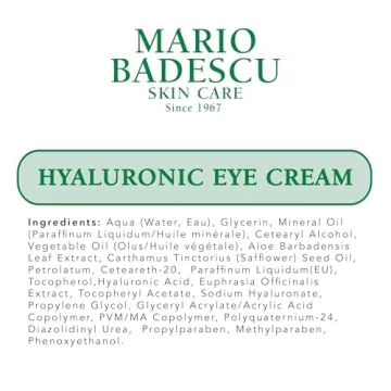 Mario Badescu Hyaluronic Eye Cream for Dark Circles