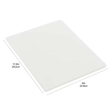 Amazon Basics Clear Thermal Laminating Plastic Paper Laminator Sheets, 9 x 11.5-Inch, 50-Pack, 3mil