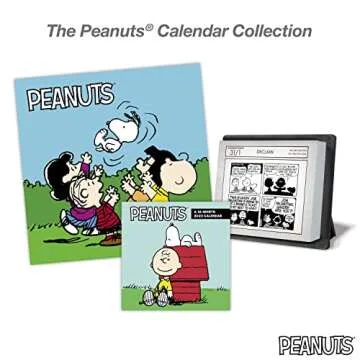 2023 Peanuts Monthly Wall Calendar, 16 Months, 12" x 12" (DDW0482823)